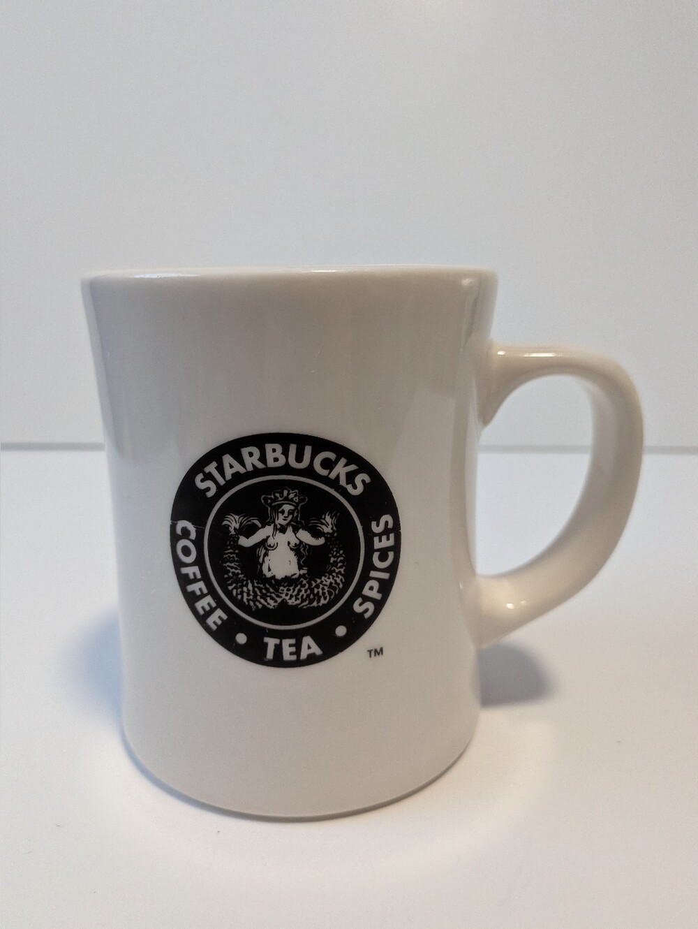 Vintage Starbucks Barista 2002 Pike Place coffee mug featuring